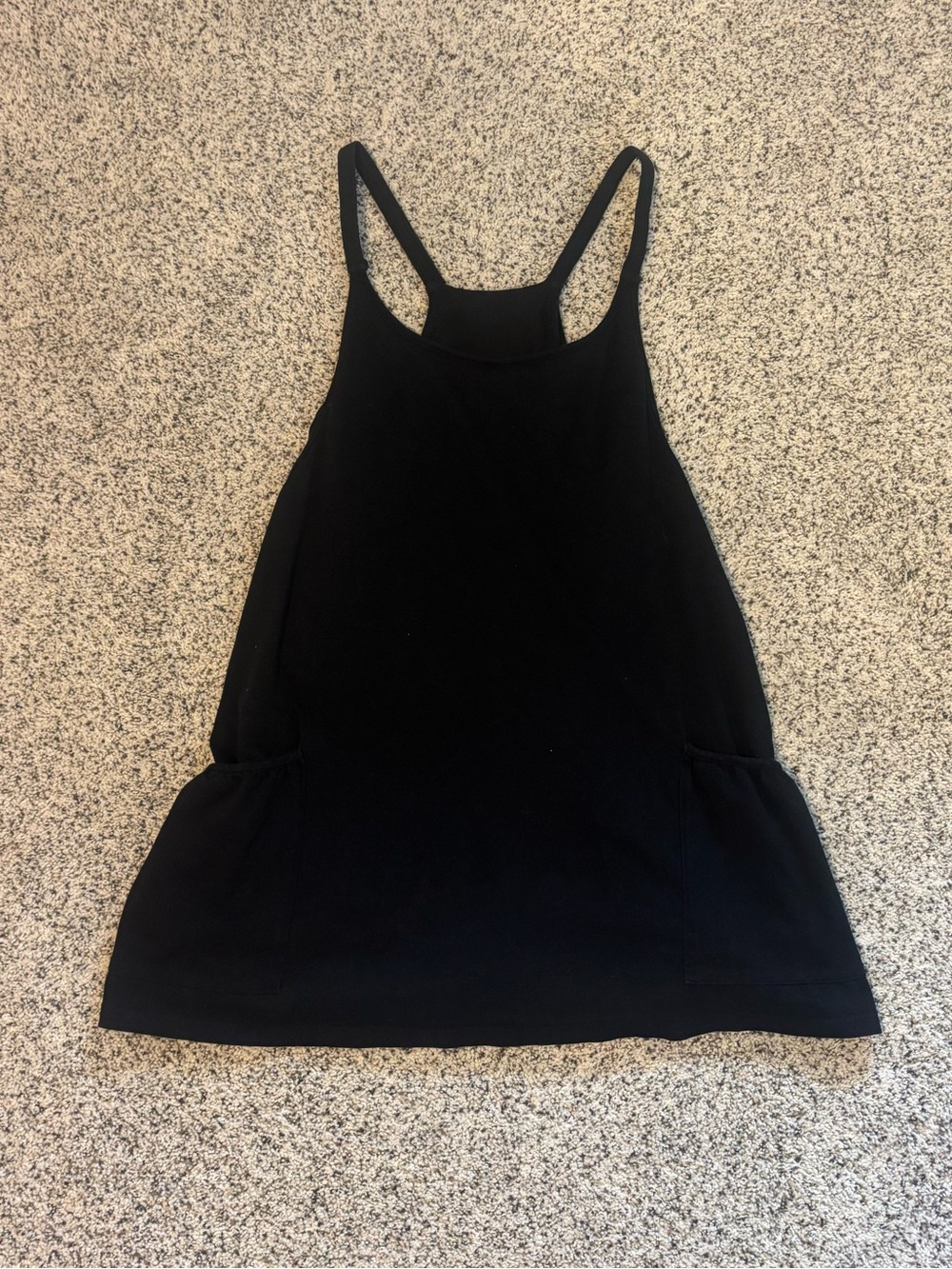 Athletic dress with built-in shorts
